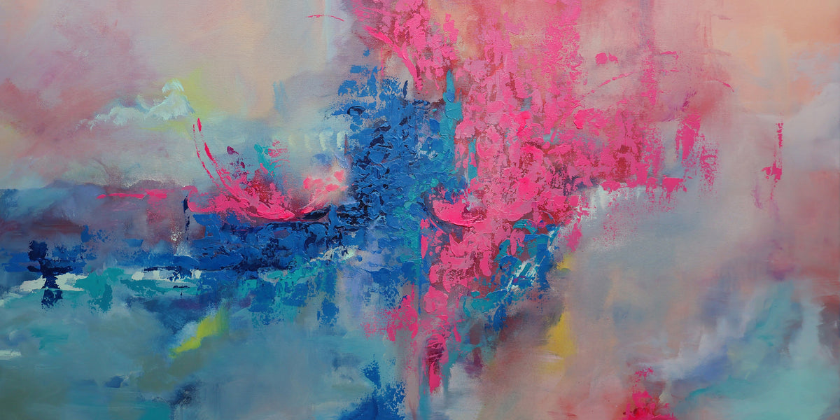 Heartbeat | limited edition giclée canvas print, framed
