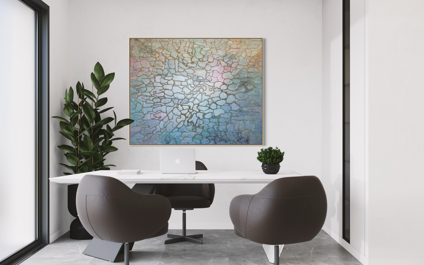 Sea Cells | original, framed
