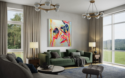 Afterglow | limited edition giclée canvas print, framed