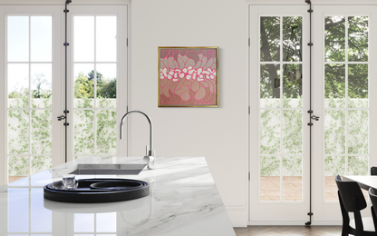 Blush + Oak | original, framed