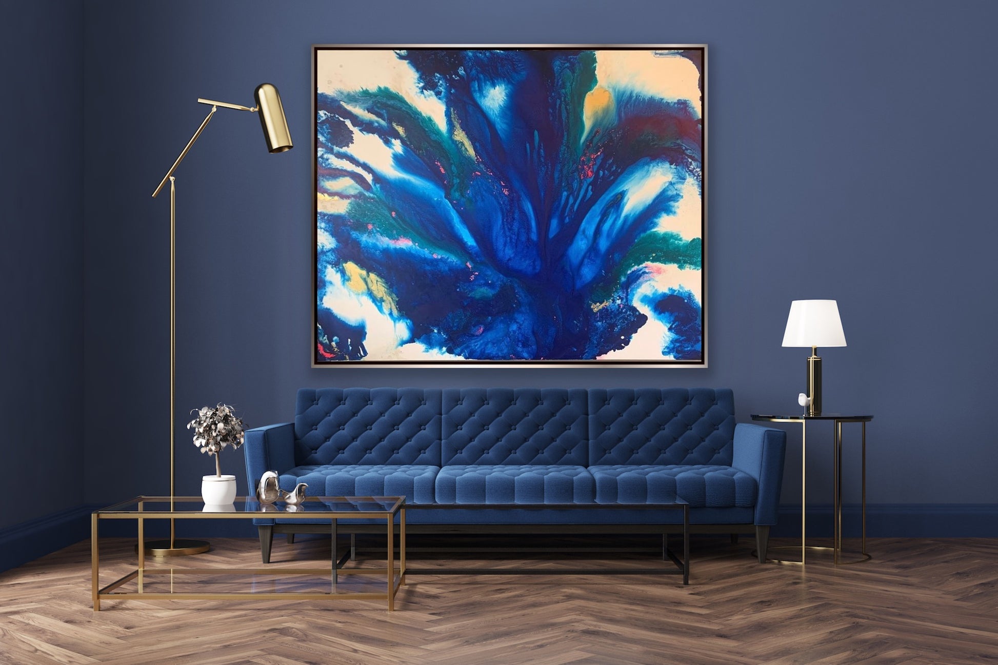 Blues Abstract Painting & Original Artwork