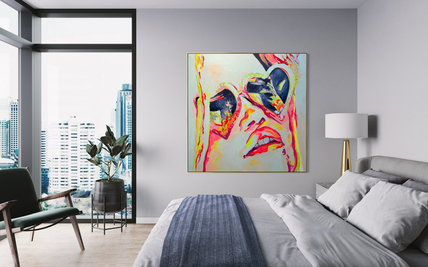 Afterglow | limited edition giclée canvas print, framed