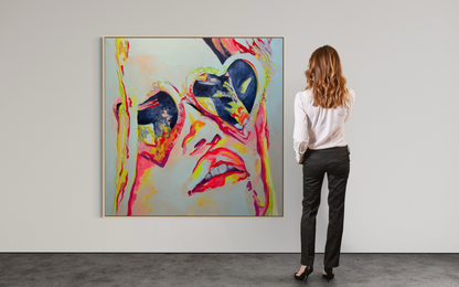 Afterglow | limited edition giclée canvas print, framed