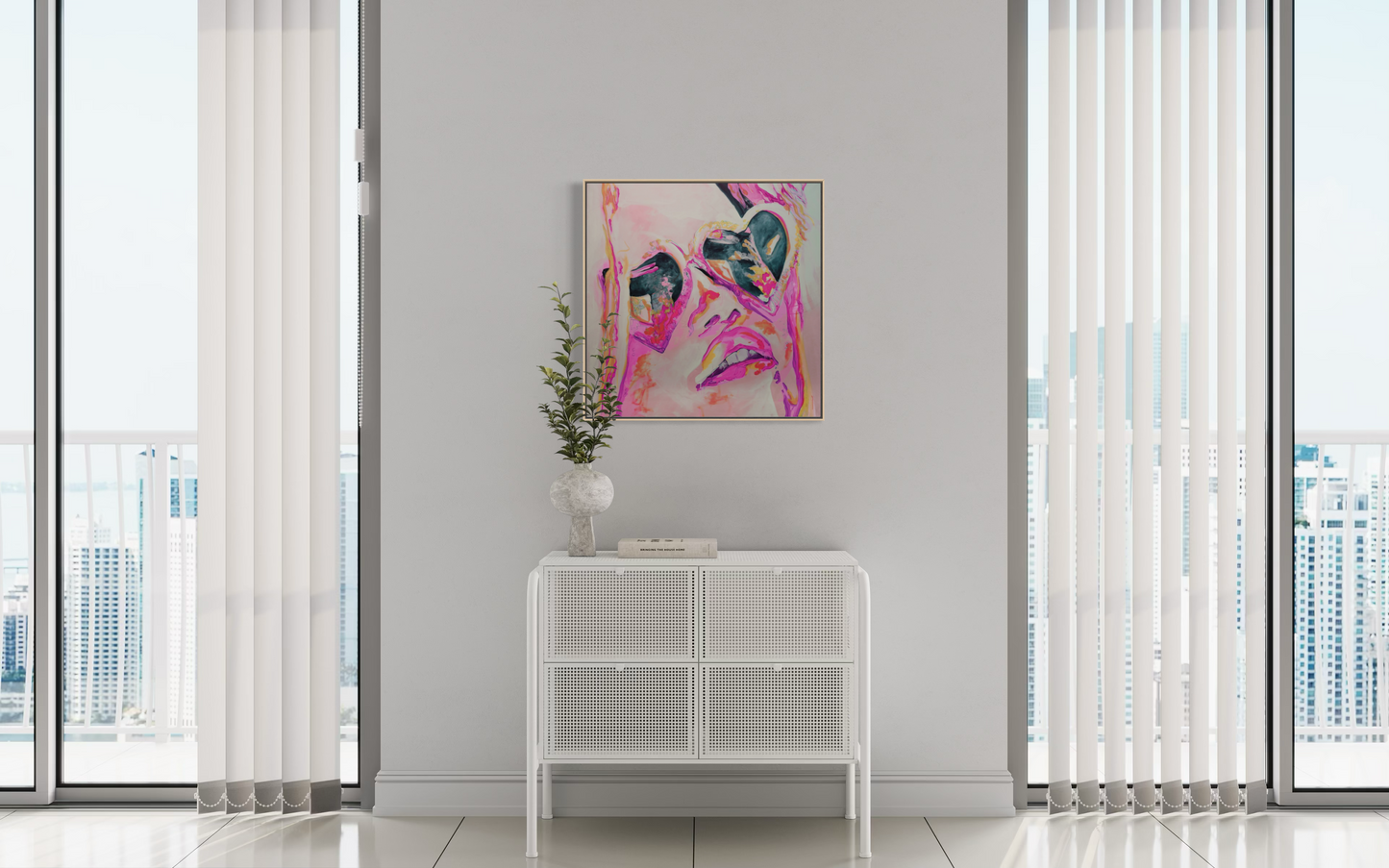 Roseglow | limited edition giclée canvas print, framed