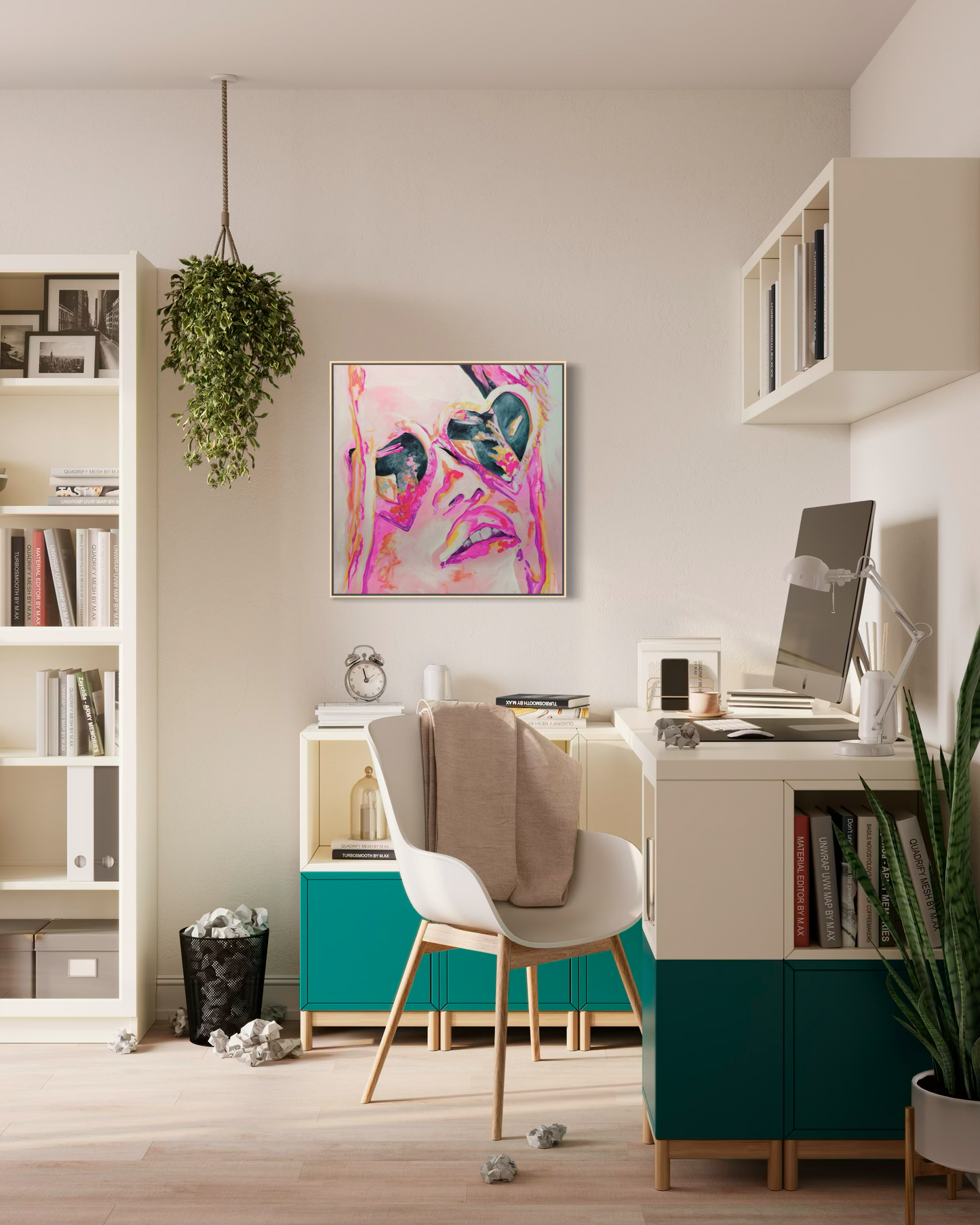 Roseglow | limited edition giclée canvas print, framed