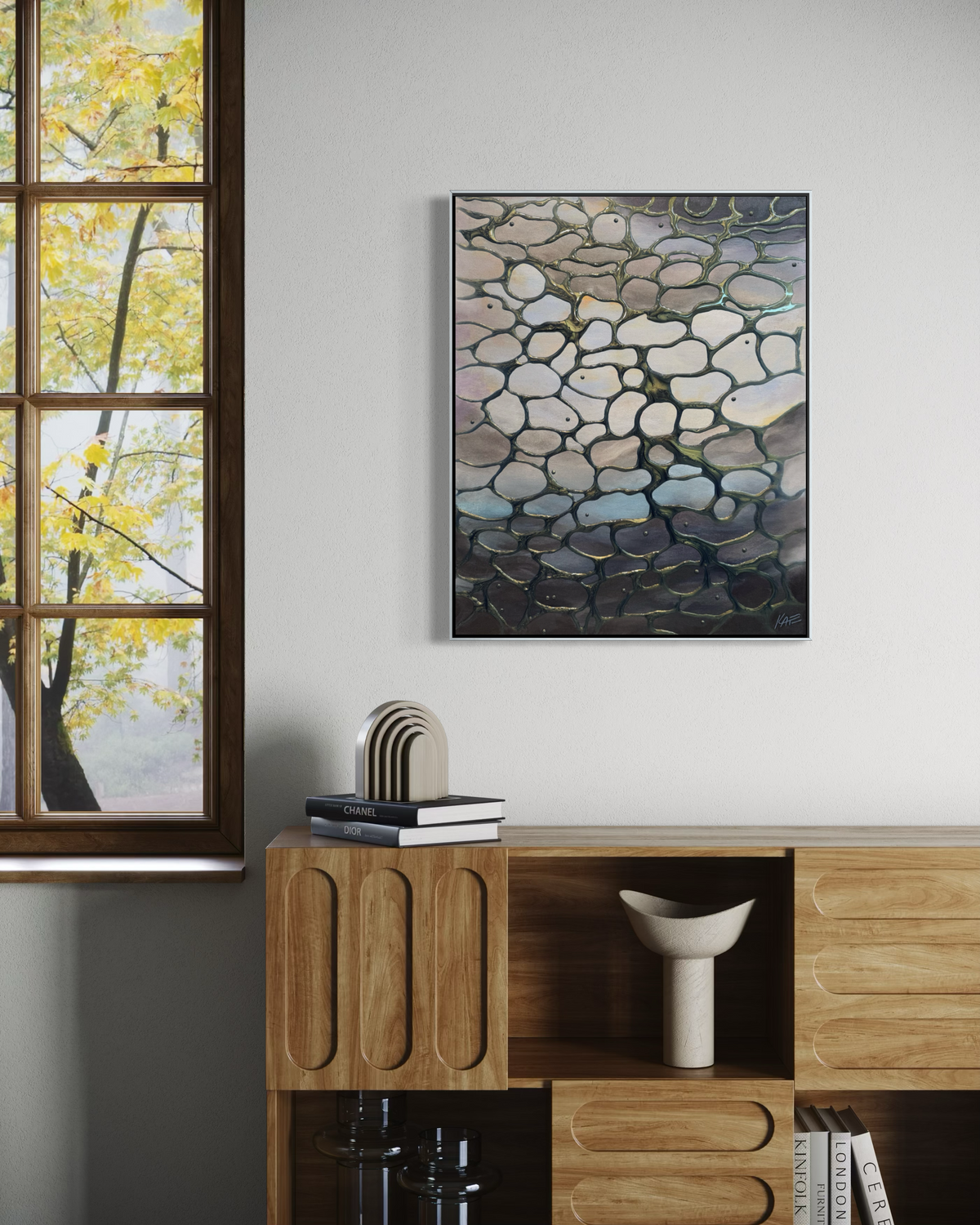 Birds of a Feather | original, framed