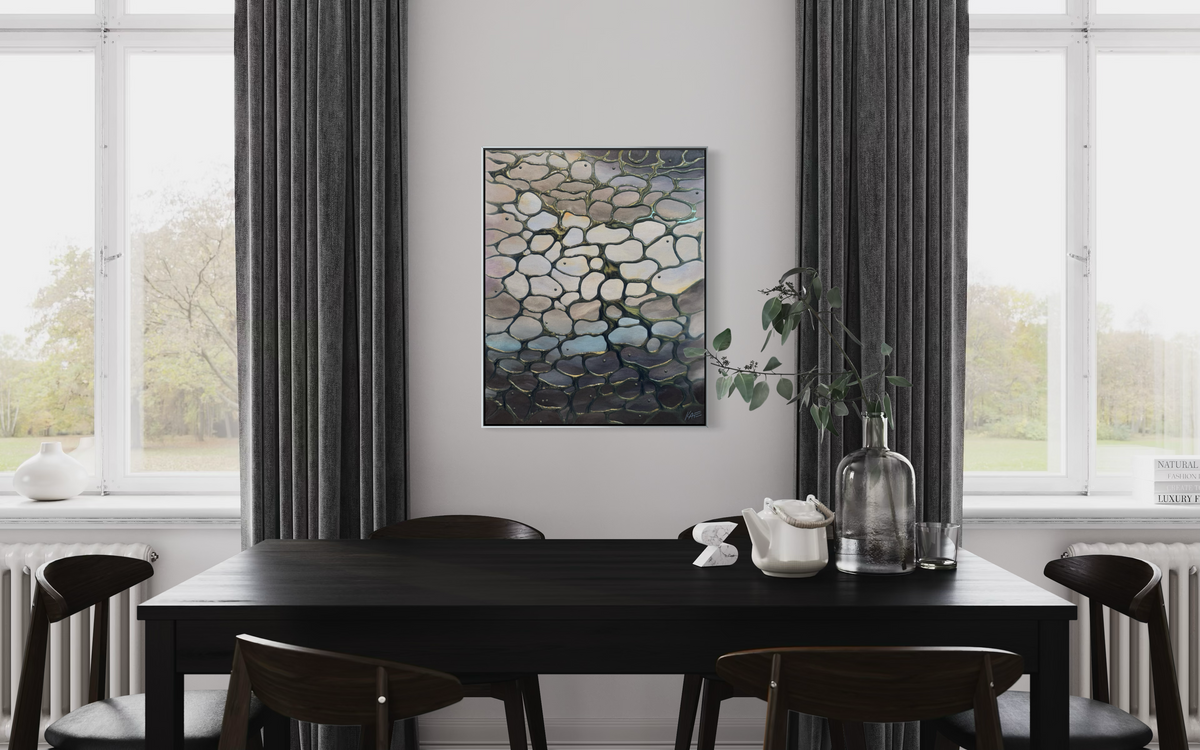 Birds of a Feather | original, framed