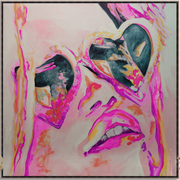 Roseglow | limited edition giclée canvas print, framed