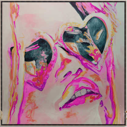 Roseglow | limited edition giclée canvas print, framed
