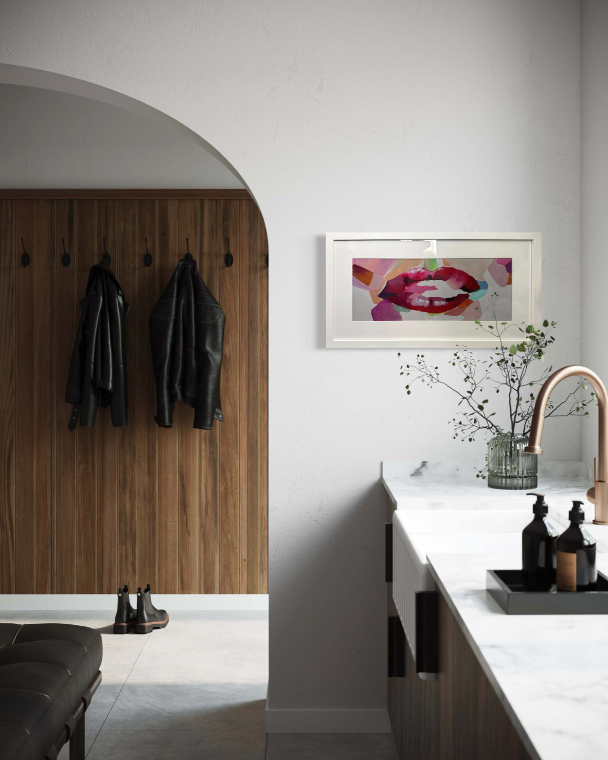 Tongue Twisted | limited edition giclée print, framed & matted