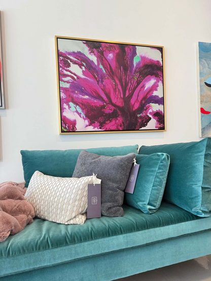 Into Bloom | limited edition giclée canvas print, framed